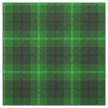 Dark lime, grass green, black/lime stripe plaid fabric