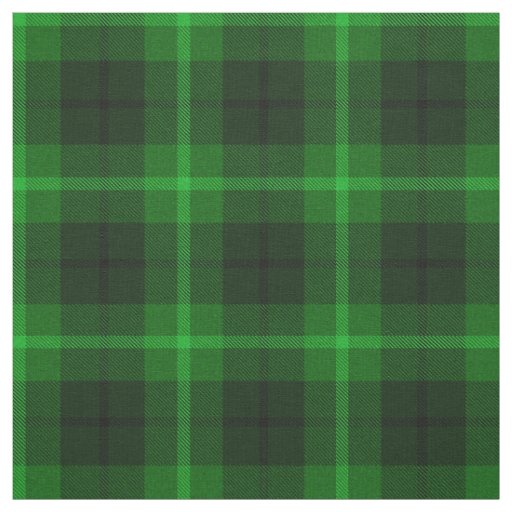 Dark lime, grass green, black/lime stripe plaid fabric