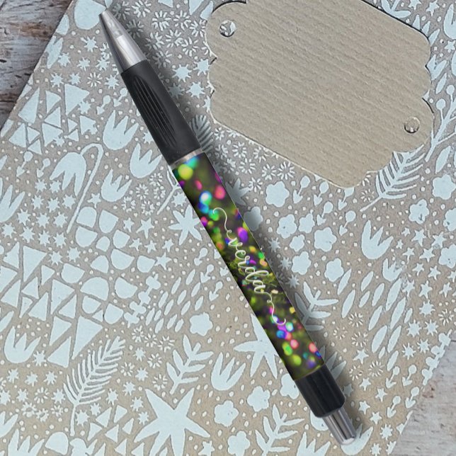 Dark Lime Sparkling Pen (Creator Uploaded)