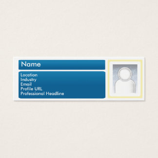 Linkedin Business Cards Templates Zazzle Dark Linkedin Skinny Mini Business Card