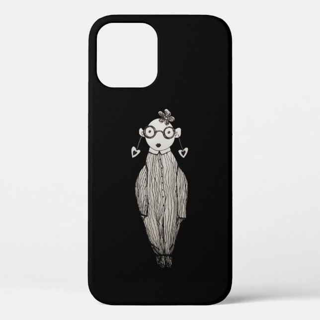 Dark lipstick and wearing glasses  Case-Mate iPhone case (Back)