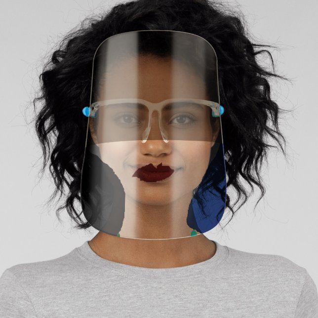 Dark Lipstick Face Shield (Insitu)