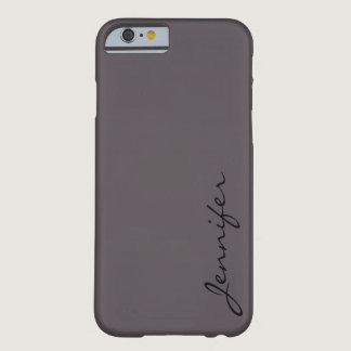 Dark liver color background barely there iPhone 6 case