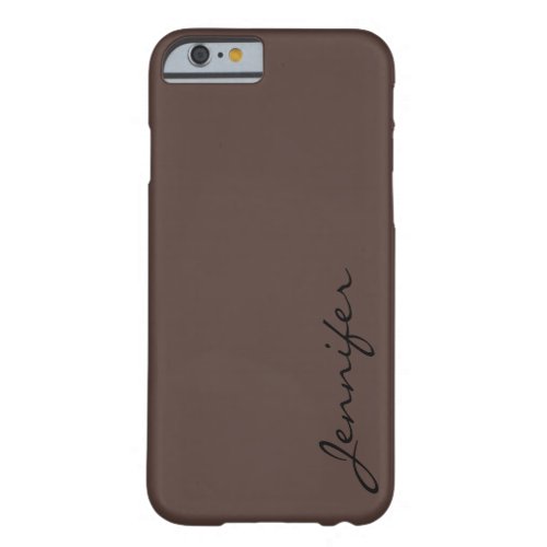 Dark liver horses color background barely there iPhone 6 case