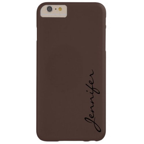 Dark liver horses color background barely there iPhone 6 plus case