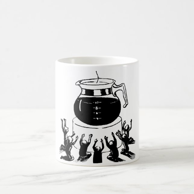 Dark Lord Coffee, Worship Coffee Mug (Center)