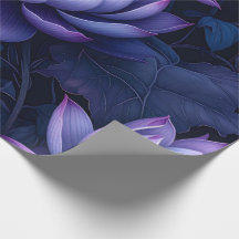 Dark Lotus Night Wrapping Paper