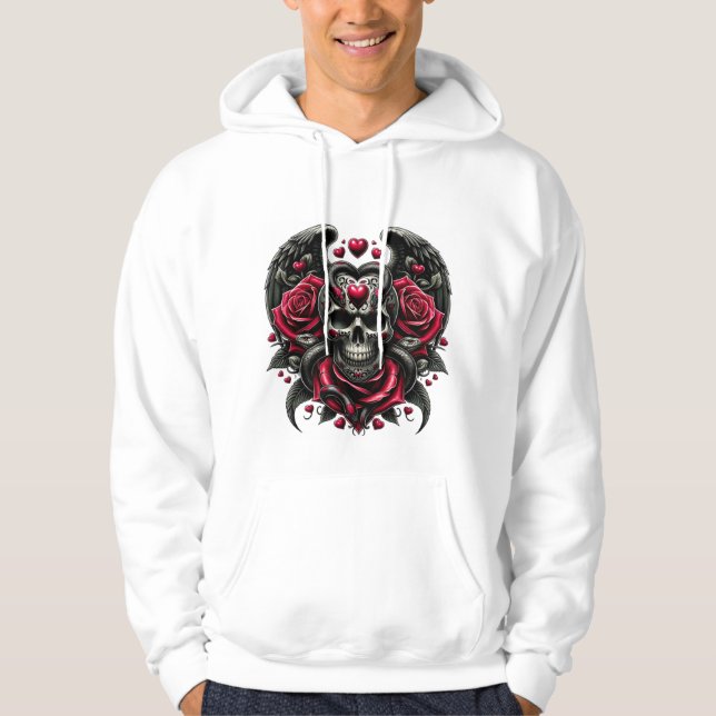 Dark Love & Eternal Rebellion Hoodie (Front)