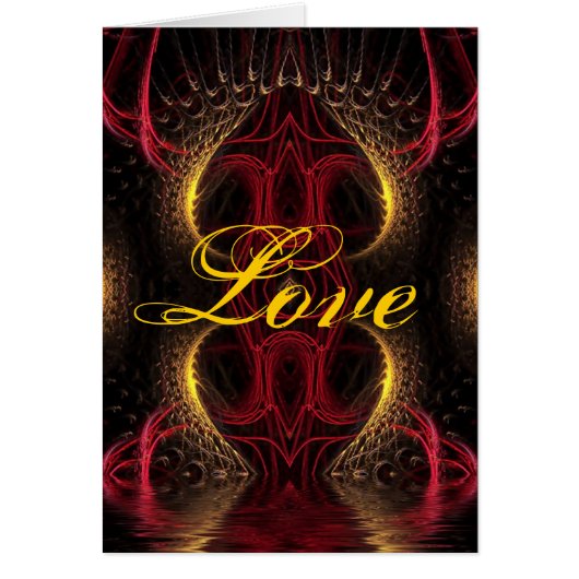 Dark Love Fractal Card (Front)
