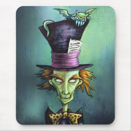 Dark Mad Hatter from Alice in Wonderland Mouse Pad