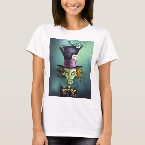 Dark Mad Hatter from Alice in Wonderland T_Shirt