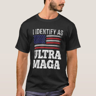 Dark MAGA Ultra MAGA Patriotic Save America USA El T-Shirt