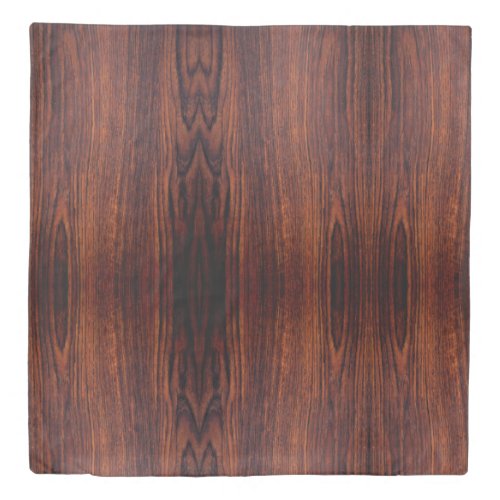 Dark Mahogany wood grain  brown wood pattern   Duvet Cover