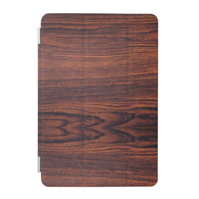Dark Mahogany wood grain | brown wood pattern   iPad Mini Cover (Front)