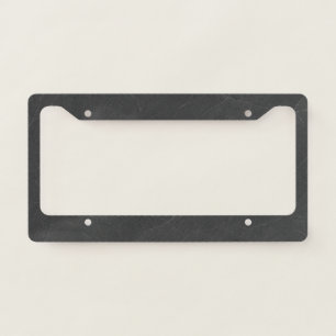 Dark Marble Clean Minimal Aesthetic Look License Plate Frame