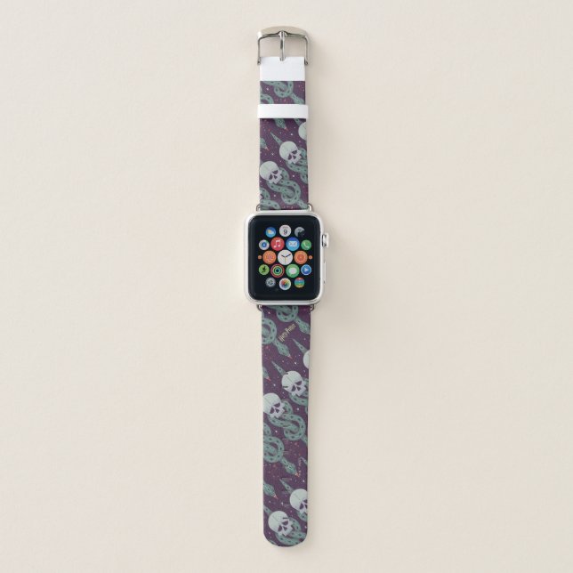 Dark Mark Geometric Icon Pattern Apple Watch Band (Front)