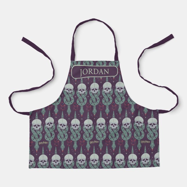 Dark Mark Geometric Icon Pattern Apron (Front)