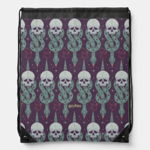 Dark Mark Geometric Icon Pattern Drawstring Bag