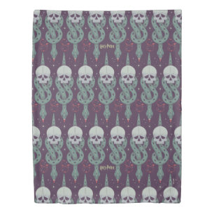 Dark Mark Geometric Icon Pattern Duvet Cover