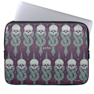 Dark Mark Geometric Icon Pattern Laptop Sleeve