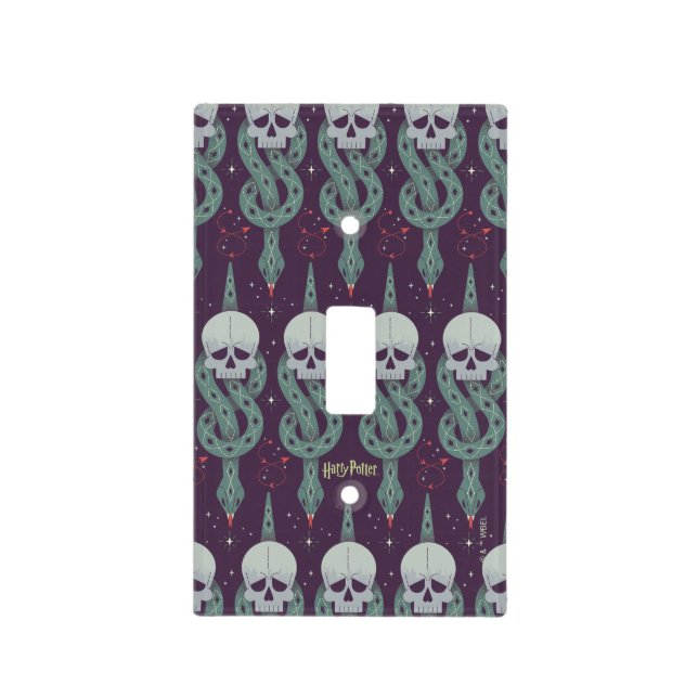 Dark Mark Geometric Icon Pattern Light Switch Cover (Front)