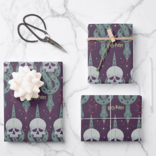 Dark Mark Geometric Icon Pattern Wrapping Paper Sheets