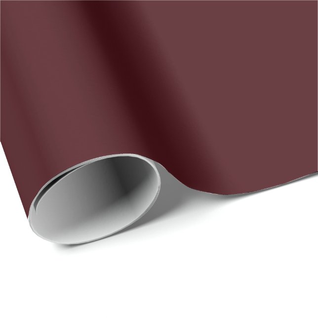 Dark Maroon color Wrapping Paper (Roll Corner)