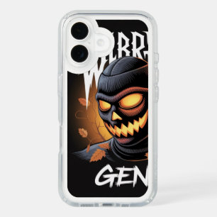 Dark Masked Pumpkin Skull – Horror Streetwear Phon iPhone 16 Case