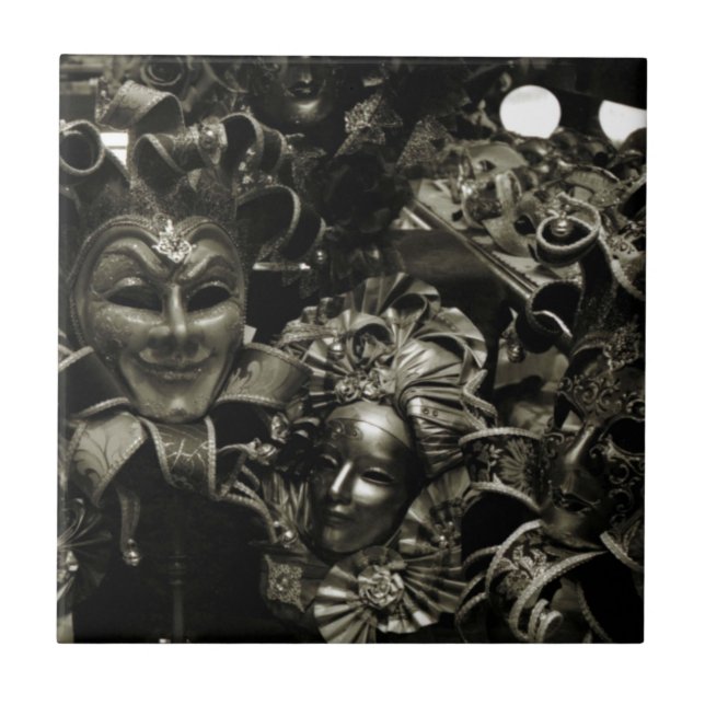 Dark Masquerade Ceramic Tile (Front)