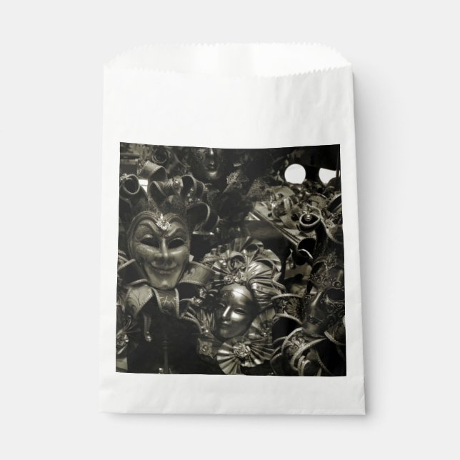 Dark Masquerade Masks Favor Bag (Front)