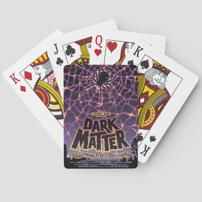 Dark Matter Poster. Poker Cards (Back)