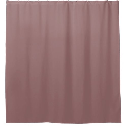 Dark Mauve Pink Solid Color Pairs SW 0004 Shower Curtain