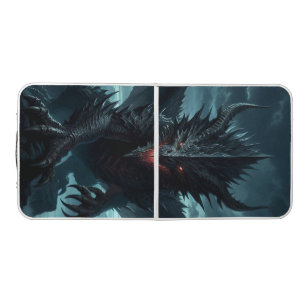Dark, Medieval Dragon Beer Pong Table