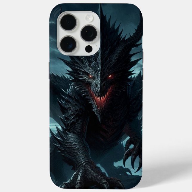 Dark, Medieval Dragon  Case-Mate iPhone Case (Back)