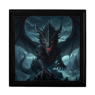 Dark, Medieval Dragon Gift Box