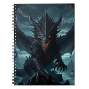 Dark, Medieval Dragon  Notebook