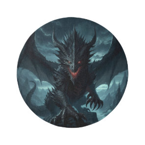 Dark, Medieval Dragon  Outdoor Rug