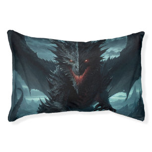Dark, Medieval Dragon Pet Bed
