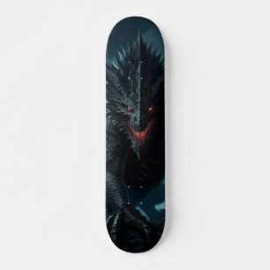 Dark, Medieval Dragon Skateboard