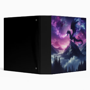 Dark, Medieval Ethereal Dragon 3 Ring Binder