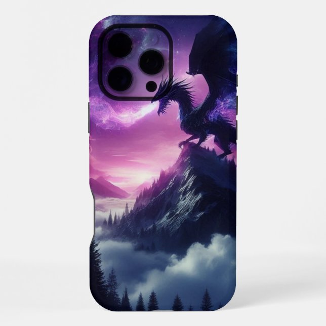 Dark, Medieval Ethereal Dragon  Iphone Case (Back)
