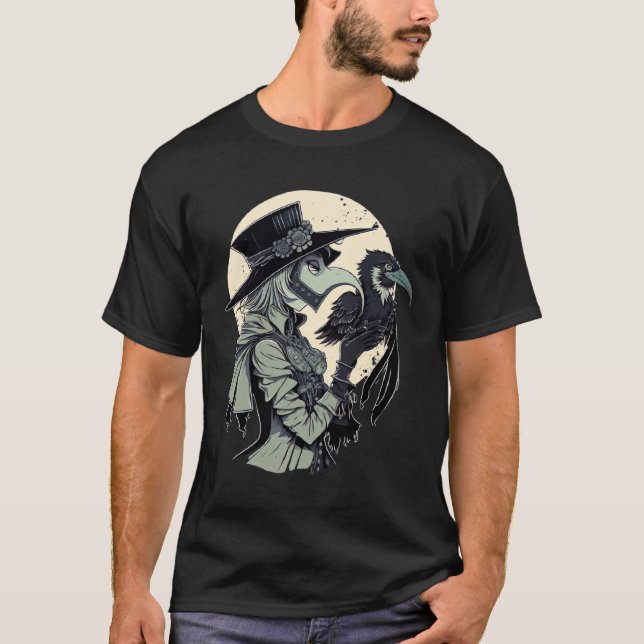 Dark Medieval Humor  Trust Me I am a Female Plague T-Shirt (Front)
