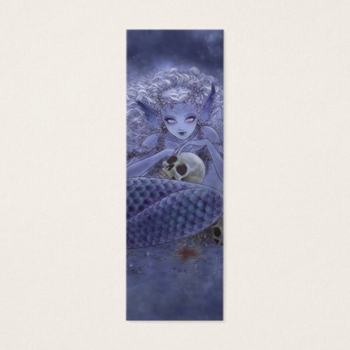 Dark Mermaid Bookmark Business Card
