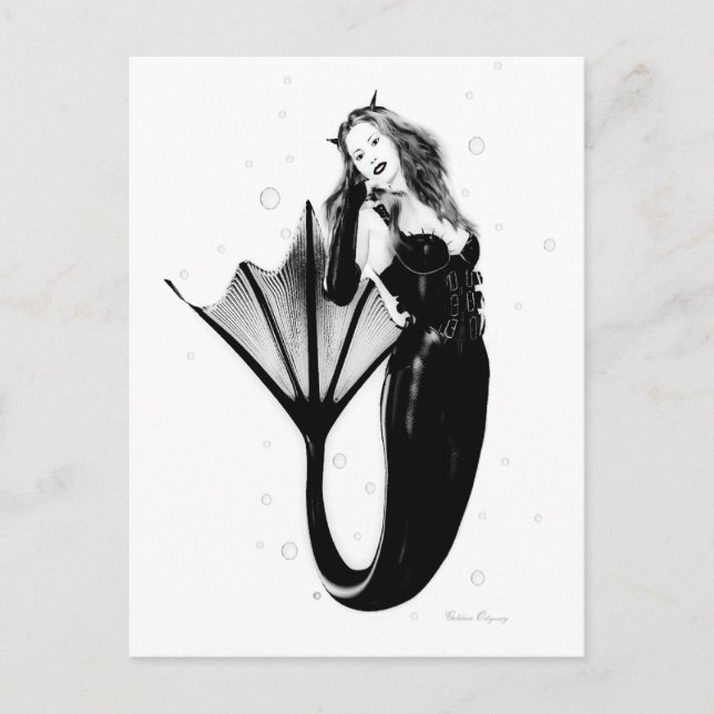 Dark Mermaid Postcards (Front)
