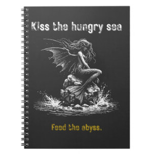 Dark Mermaid Siren  Notebook