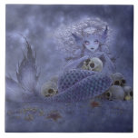 Dark Mermaid Tile at Zazzle