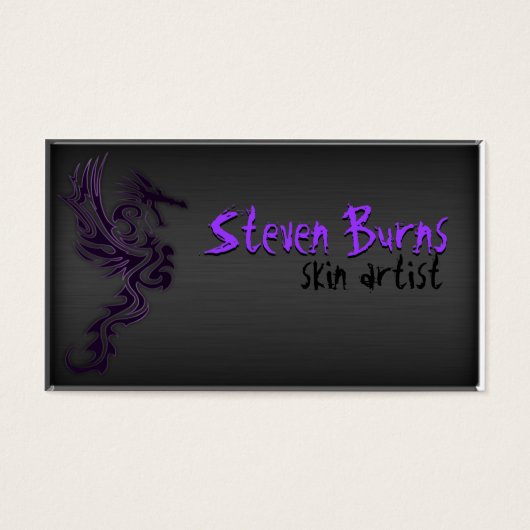 Dark Metal Dragon in Purple (Front)