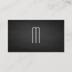 Dark Metallic Background Business Card