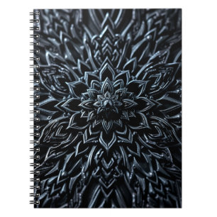Dark Metallic Mandala Notebook