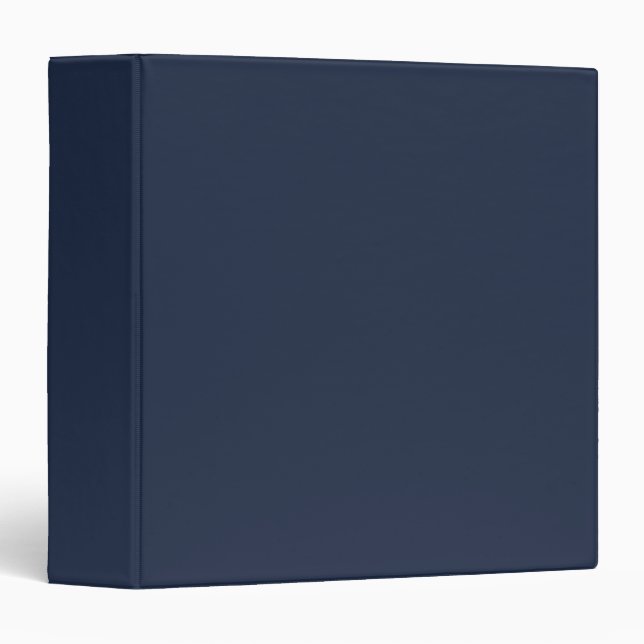 Dark Midnight Blue Binder (Front/Spine)